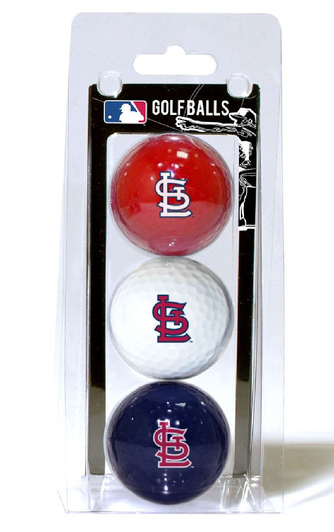 St. Louis Cardinals 3 Pack of Golf Balls