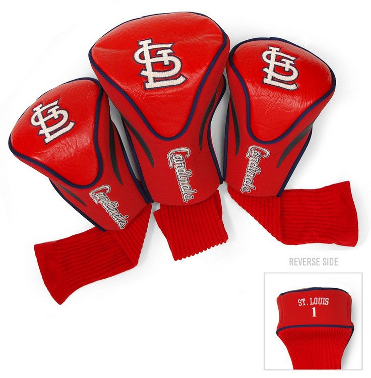 St. Louis Cardinals Golf Club 3 Piece Contour Headcover Set