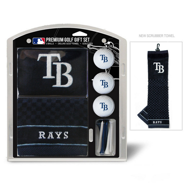 Tampa Bay Rays Golf Gift Set with Embroidered Towel