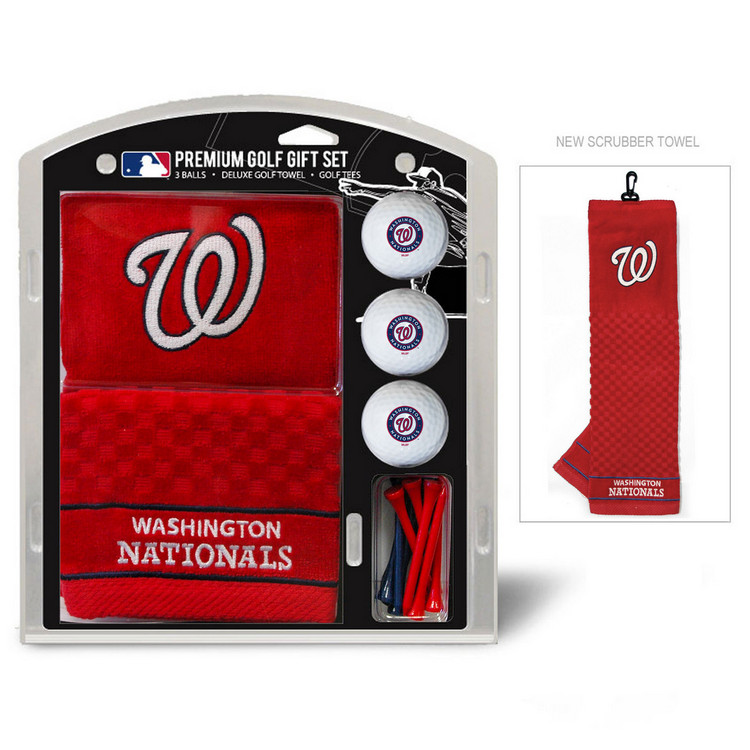 Washington Nationals Golf Gift Set with Embroidered Towel