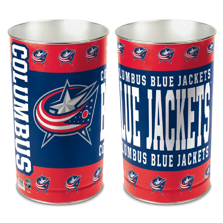 Columbus Blue Jackets Wastebasket 15 Inch