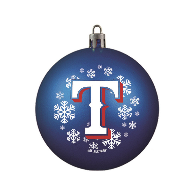 Texas Rangers Ornament Shatterproof Ball