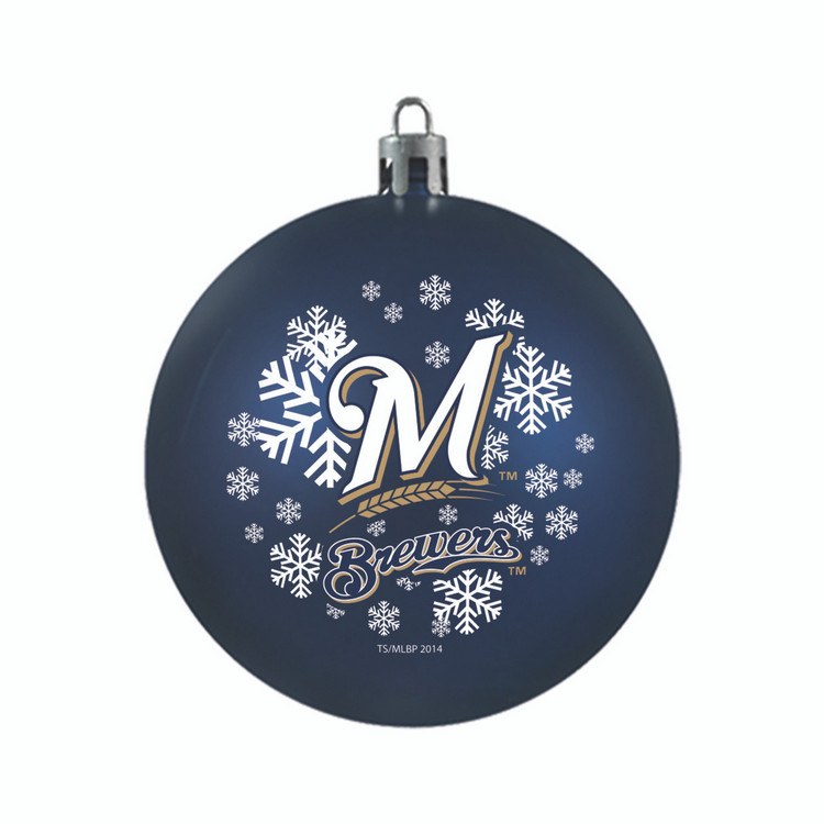 Milwaukee Brewers Ornament Shatterproof Ball