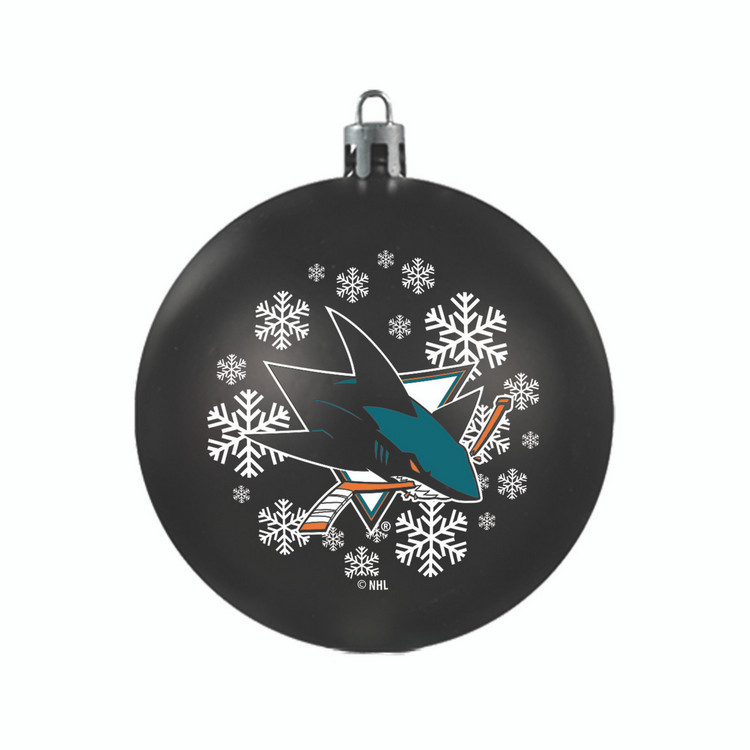 San Jose Sharks Ornament Shatterproof Ball