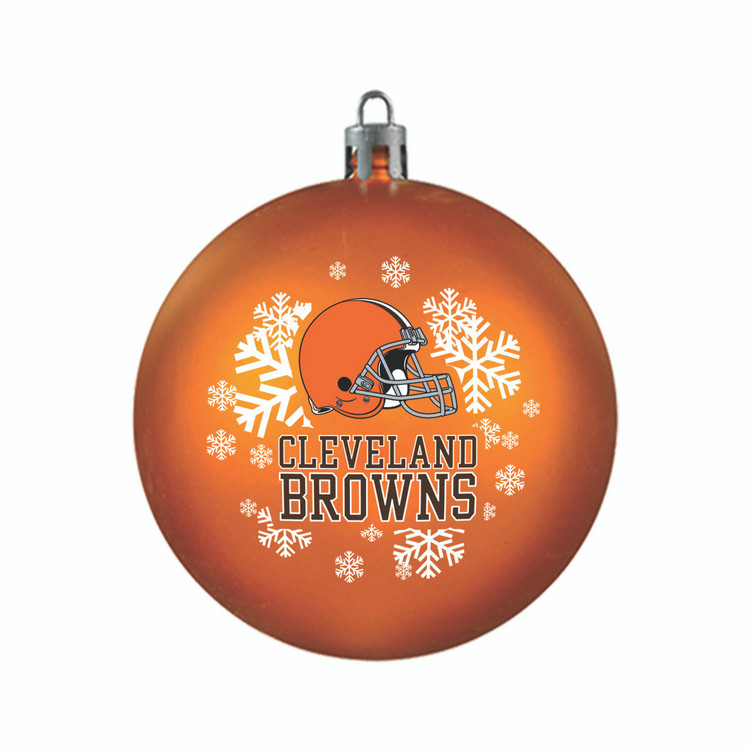 Cleveland Browns Ornament Shatterproof Ball