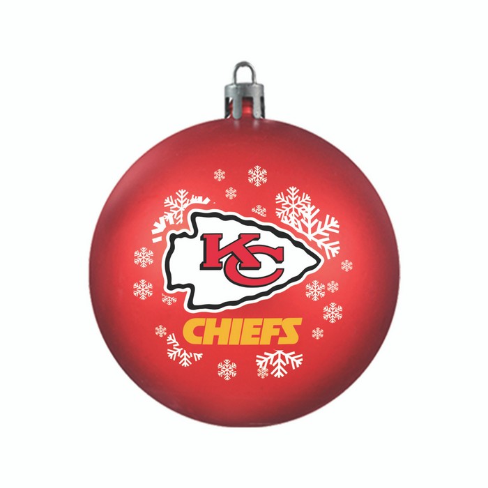 BOELTER Kansas City Chiefs Ornament Shatterproof Ball