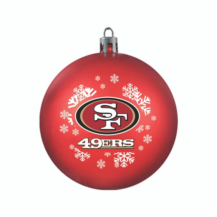 San Francisco 49ers Ornament Shatterproof Ball