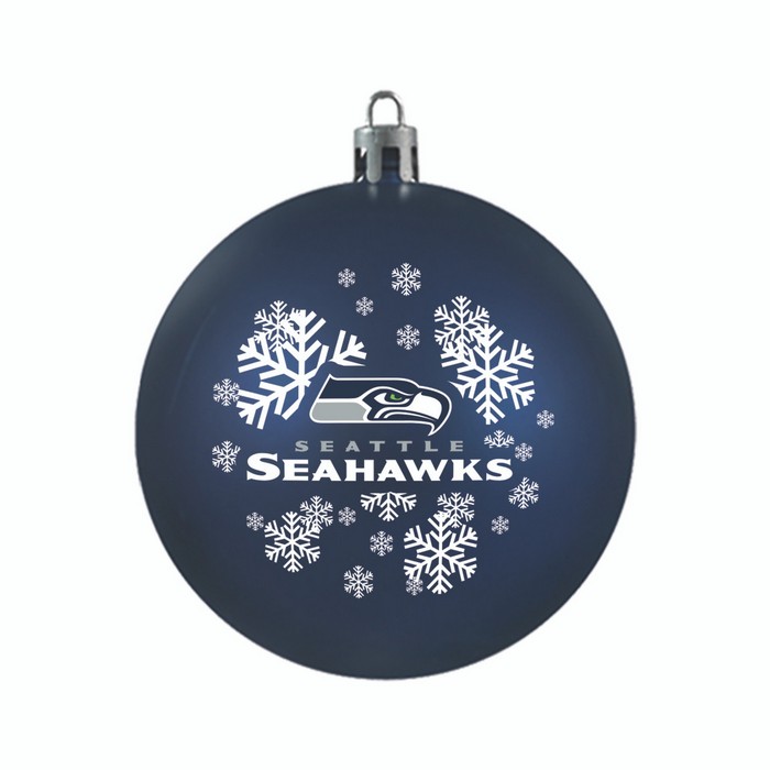 Seattle Seahawks Ornament Shatterproof Ball