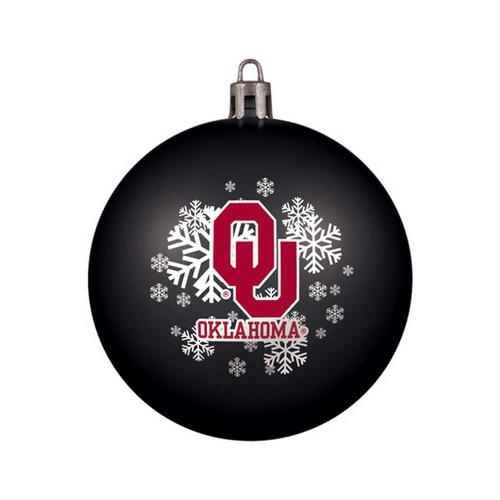 Oklahoma Sooners Ornament Shatterproof Ball