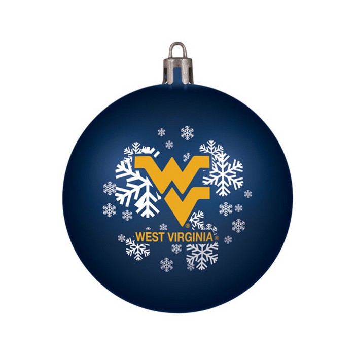 West Virginia Mountaineers Ornament Shatterproof Ball