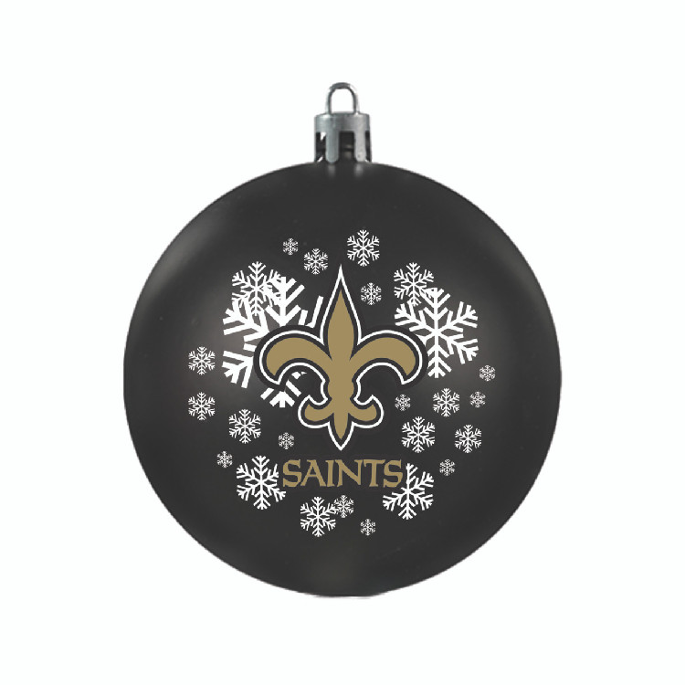 New Orleans Saints Ornament Shatterproof Ball