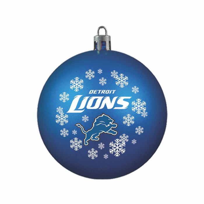 BOELTER Detroit Lions Ornament Shatterproof Ball