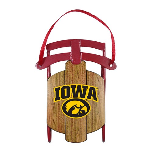 BOELTER Iowa Hawkeyes Ornament Metal Sled -