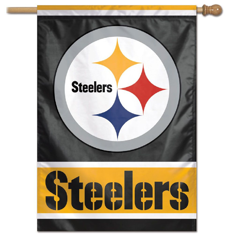 Pittsburgh Steelers Banner 28x40 Vertical