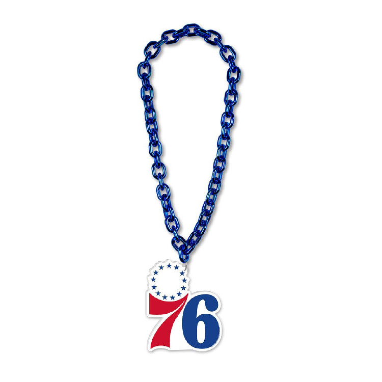 Philadelphia 76ers Necklace Big Fan Chain