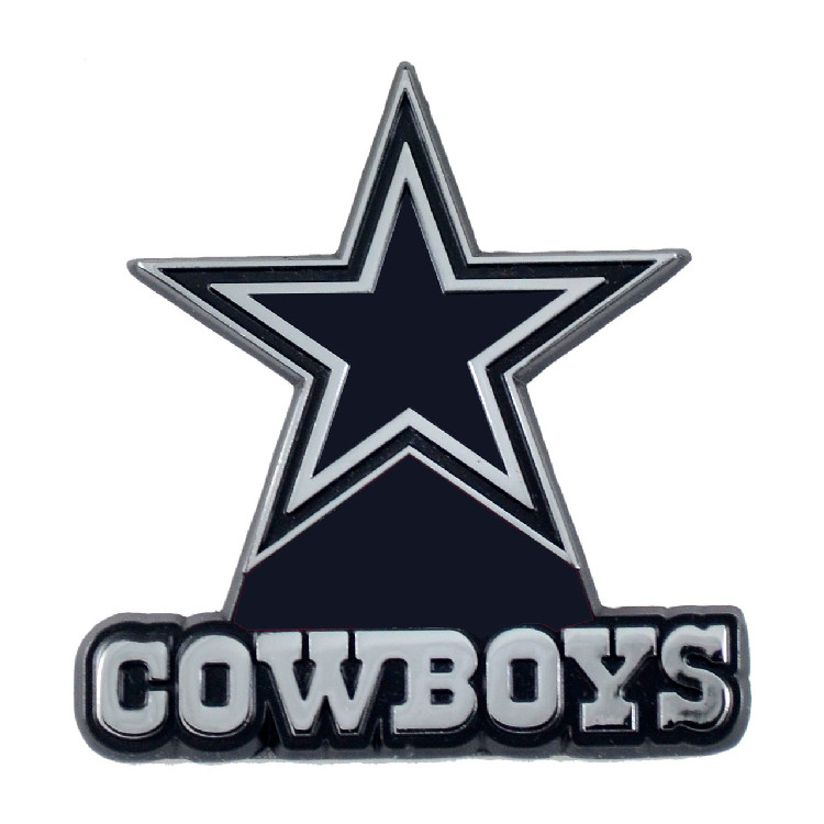 Dallas Cowboys Auto Emblem Premium Metal Chrome