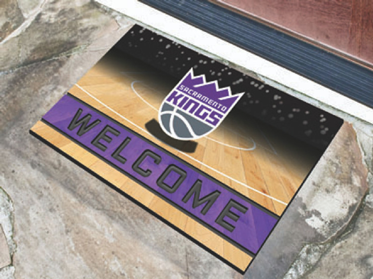 Sacramento Kings Door Mat 18x30 Welcome Crumb Rubber