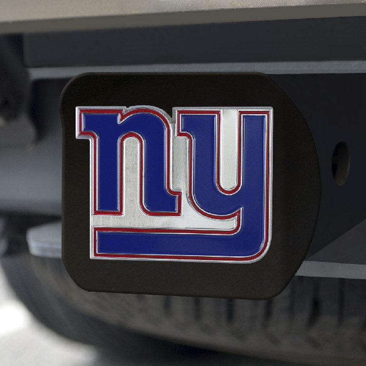 New York Giants Hitch Cover Color Emblem on Black