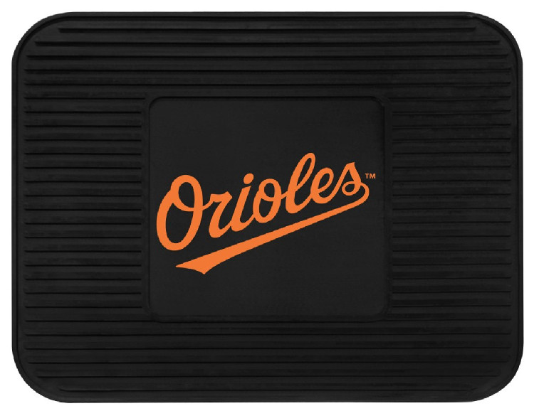 Baltimore Orioles Car Mat Heavy Duty Vinyl Rear Seat