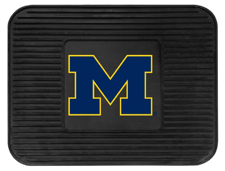 Michigan Wolverines Car Mat Heavy Duty Vinyl Rear Seat