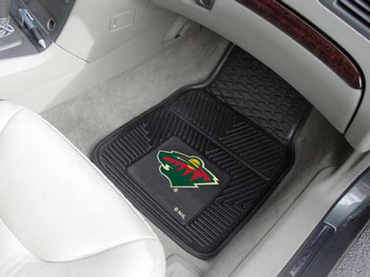 Minnesota Wild Heavy Duty 2-Piece Vinyl Car Mats