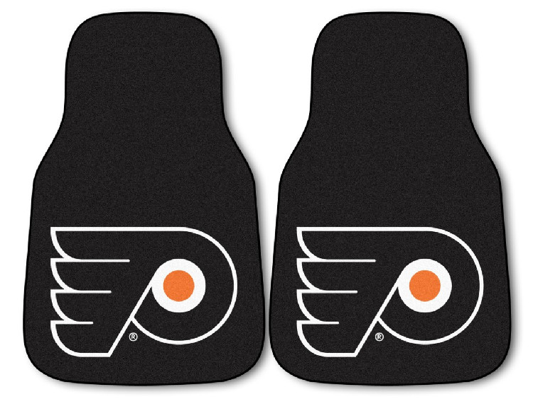 Philadelphia Flyers Car Mats Printed Carpet 2 Piece Set