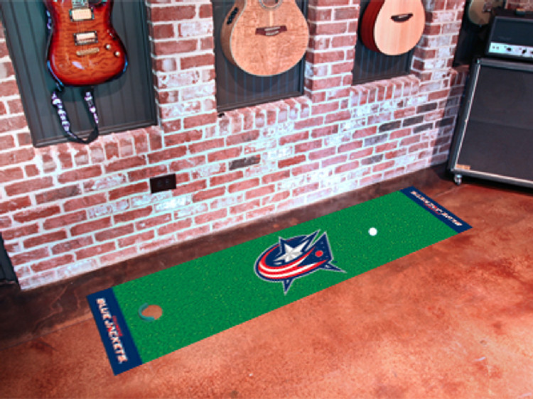 Columbus Blue Jackets Putting Green Mat