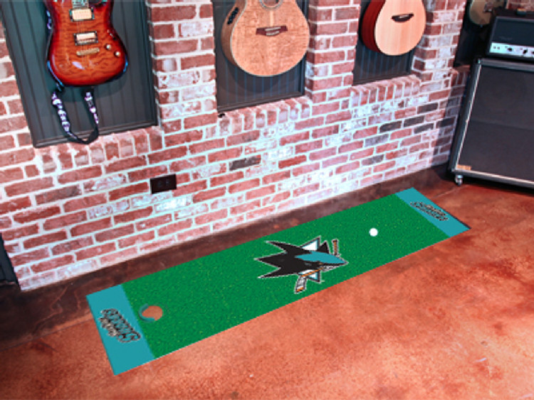 San Jose Sharks Putting Green Mat