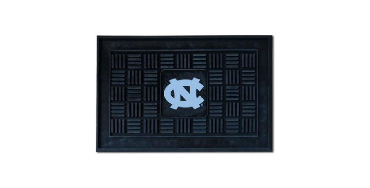 North Carolina Tar Heels Door Mat 19x30 Medallion