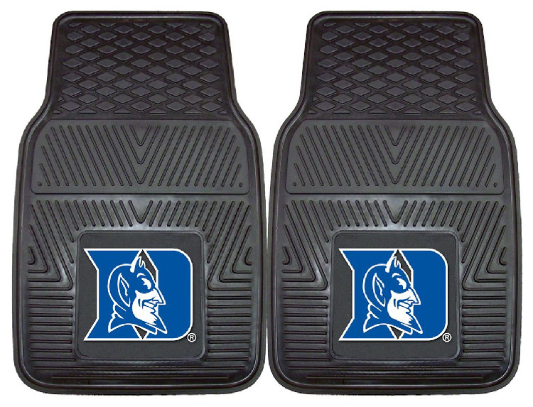 Duke Blue Devils Heavy Duty 2-Piece Vinyl Car Mats