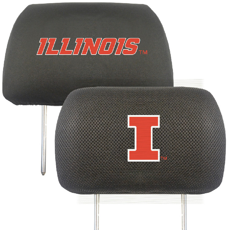 Illinois Fighting Illini Headrest Covers FanMats