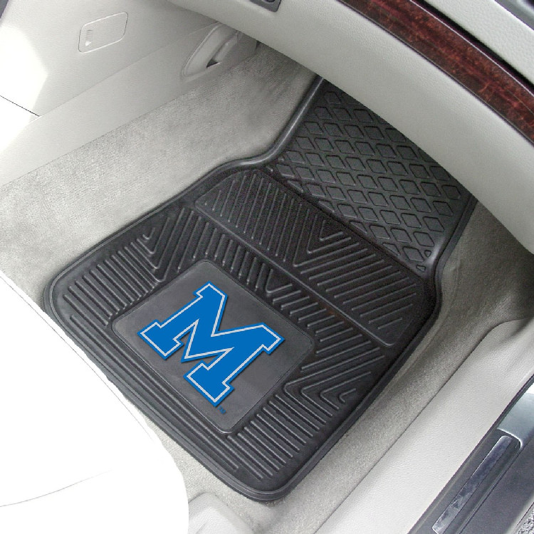 Memphis Tigers Car Mats Heavy Duty 2 Piece Vinyl