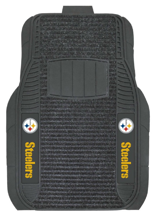 Pittsburgh Steelers Car Mats Deluxe Set