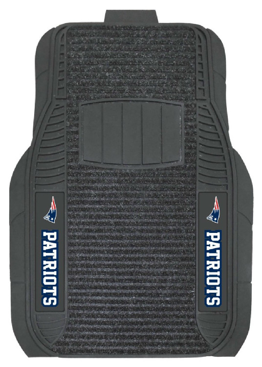 New England Patriots Car Mats Deluxe Set