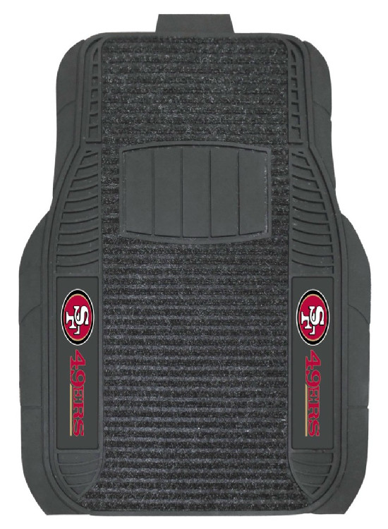 San Francisco 49ers Car Mats Deluxe Set