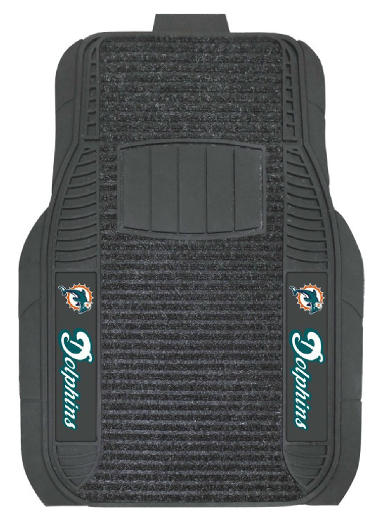 Miami Dolphins Car Mats Deluxe Set