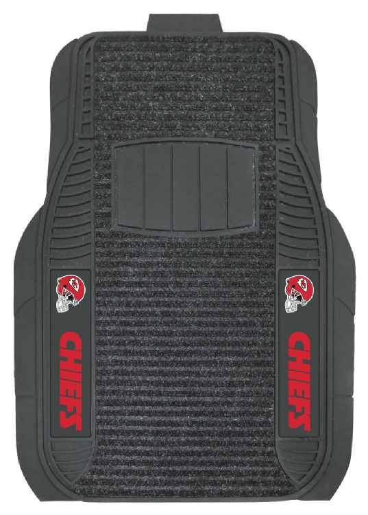 Kansas City Chiefs Car Mats Deluxe Set