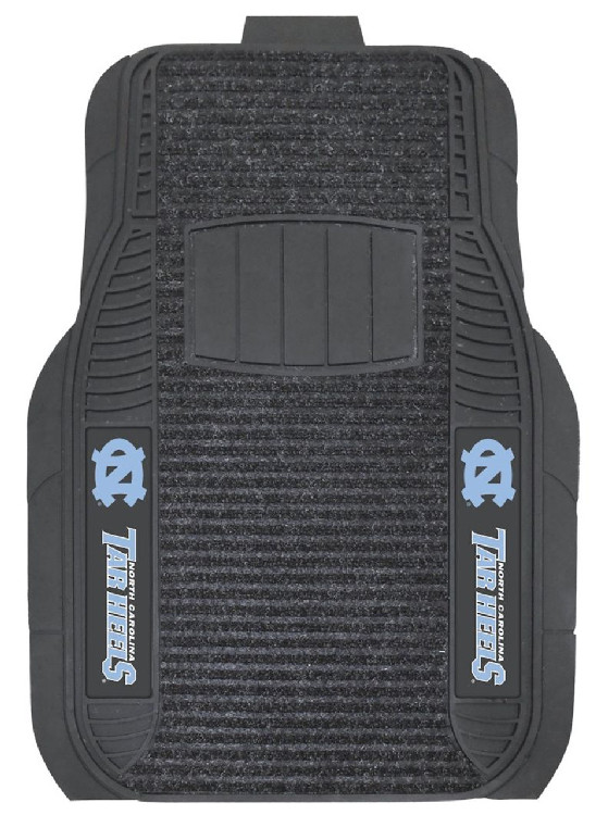 North Carolina Tar Heels Car Mats - Deluxe Set