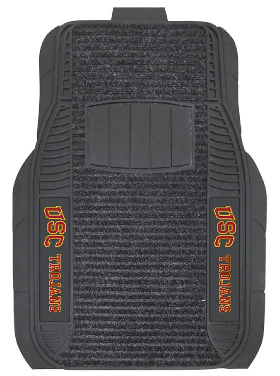 USC Trojans Car Mats - Deluxe Set