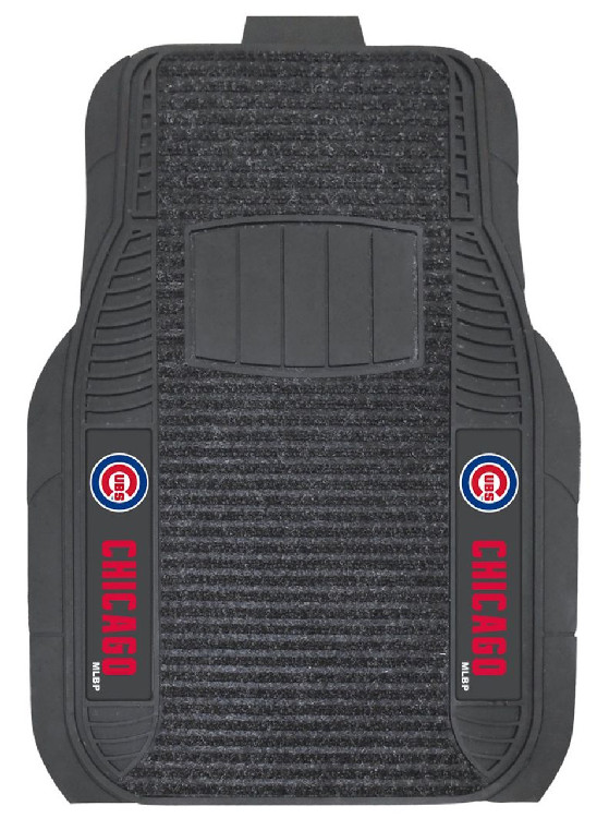 Chicago Cubs Car Mats - Deluxe Set