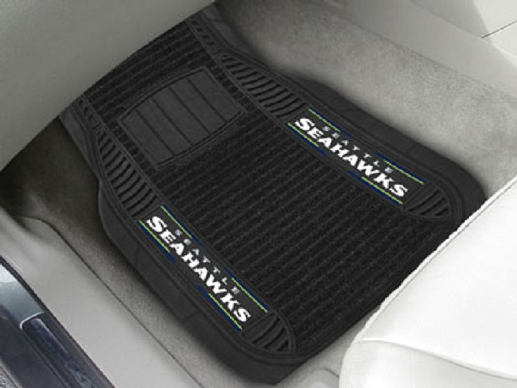 Seattle Seahawks Car Mats Deluxe Set