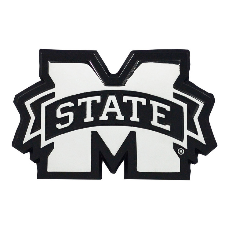 Mississippi State Bulldogs Auto Emblem Premium Metal Chrome