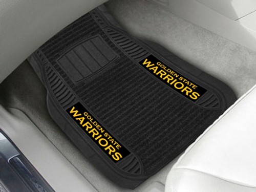 Fanmats Golden State Warriors Car Mats Deluxe Set -