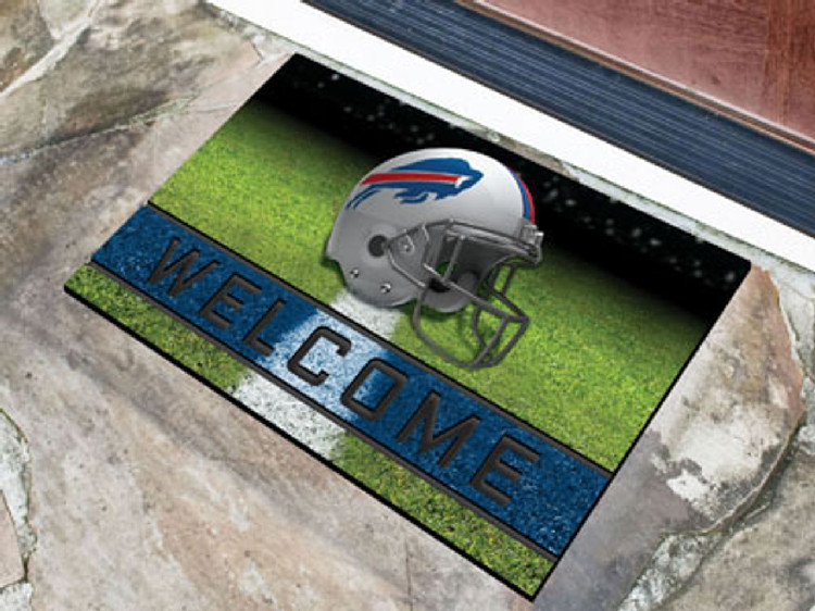 Buffalo Bills Door Mat 18x30 Welcome Crumb Rubber