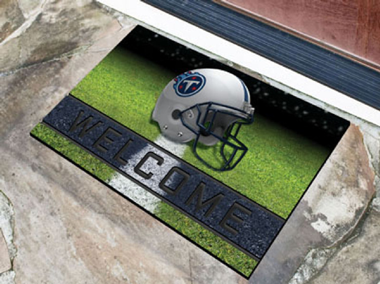 Tennessee Titans Door Mat 18x30 Welcome Crumb Rubber