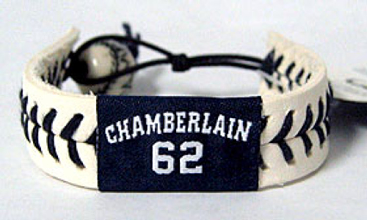 New York Yankees Joba Chamberlain Authentic Baseball Bracelet