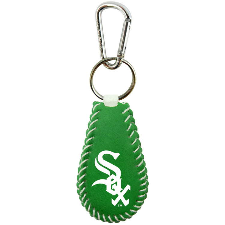 Chicago White Sox Keychain Team Color Baseball St. Patrick's Day CO