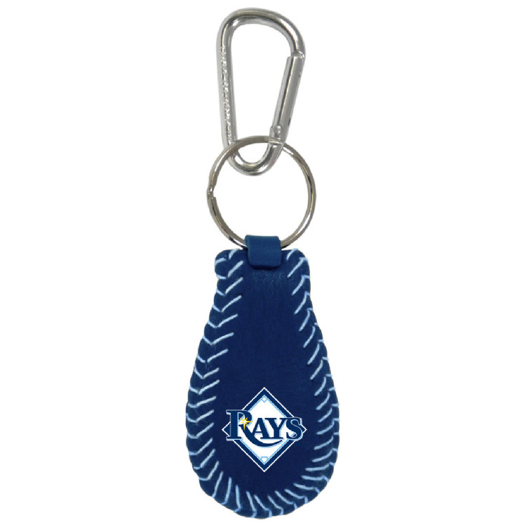 Tampa Bay Rays Keychain Team Color Baseball CO