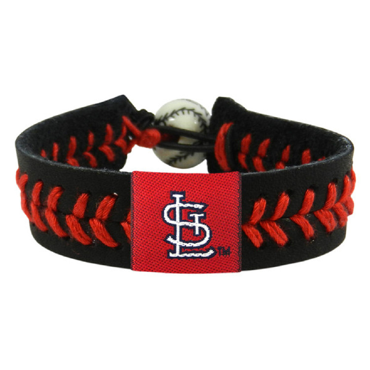 St. Louis Cardinals Bracelet Team Color Baseball StL Logo CO