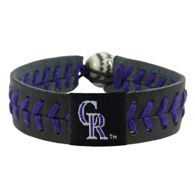 Colorado Rockies Bracelet Team Color Baseball CO